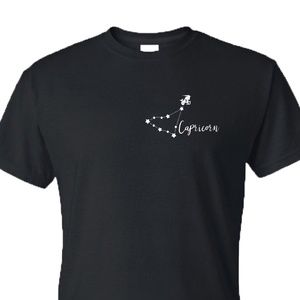 uni-sex astrology tee Capricorn